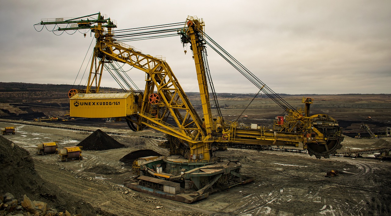 machine, excavator, coal mining-3037670.jpg